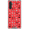 Looney Tunes Identity Red Pattern Galaxy A17 Clear Case