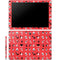 Looney Tunes Identity Red Pattern Galaxy Book 12in Skin