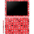 Looney Tunes Identity Red Pattern Galaxy Book 12in Skin