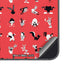 Looney Tunes Identity Red Pattern Galaxy S25 Plus Skin