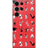 Looney Tunes Identity Red Pattern Galaxy S24 Ultra Skin
