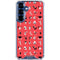Looney Tunes Identity Red Pattern Galaxy S25 Clear Case