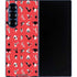 Looney Tunes Identity Red Pattern Galaxy Z Fold6 Skin