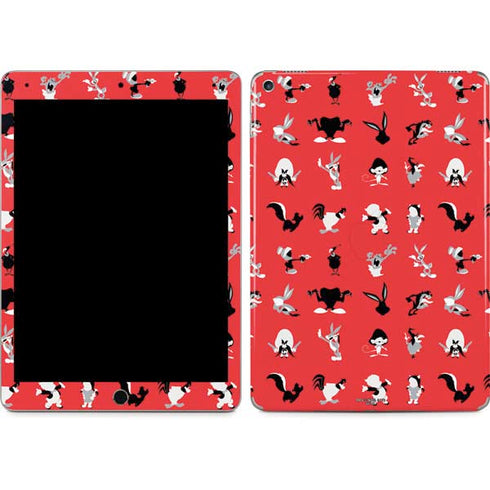 Looney Tunes Identity Red Pattern iPad Skins
