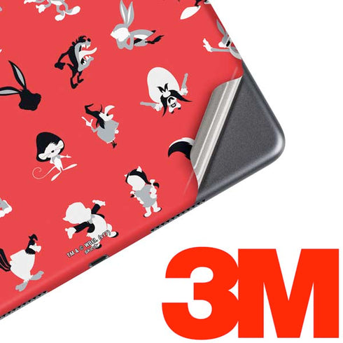 Looney Tunes Identity Red Pattern iPad Skins