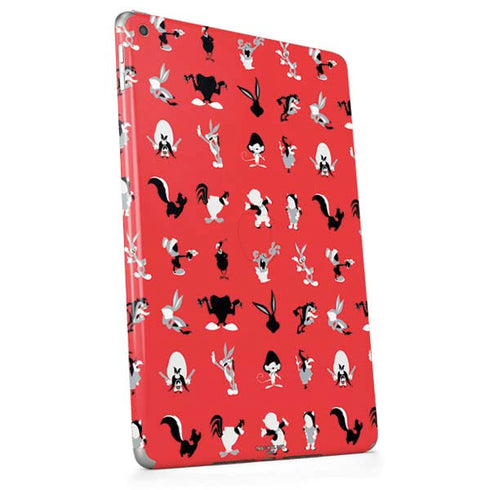 Looney Tunes Identity Red Pattern Apple iPad Skin