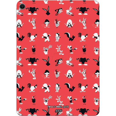 Looney Tunes Identity Red Pattern Apple iPad Air Skin