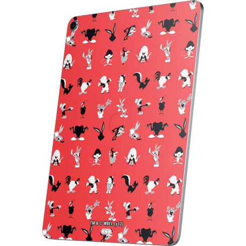 Looney Tunes Identity Red Pattern Apple iPad Air Skin
