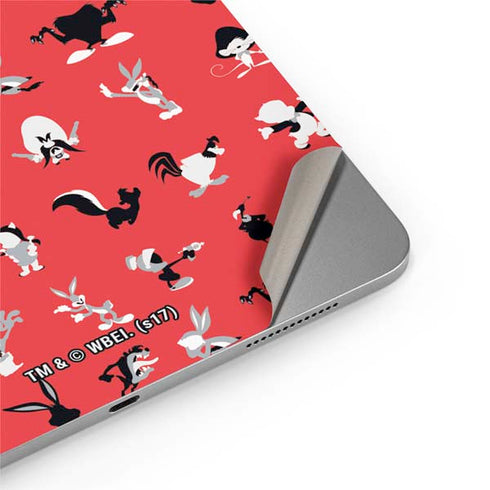 Looney Tunes Identity Red Pattern Apple iPad Air Skin