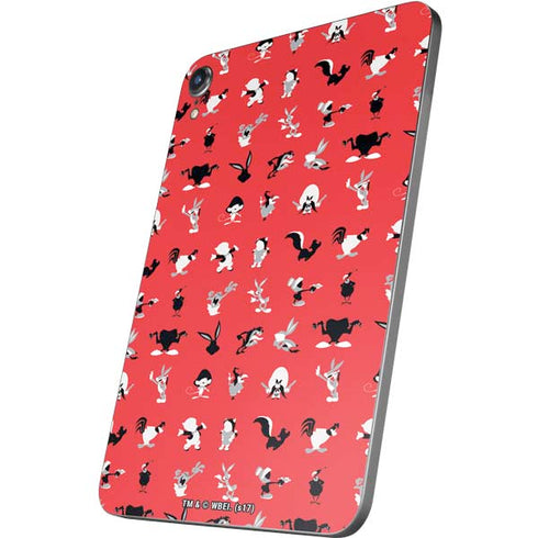 Looney Tunes Identity Red Pattern Apple iPad Mini Skin