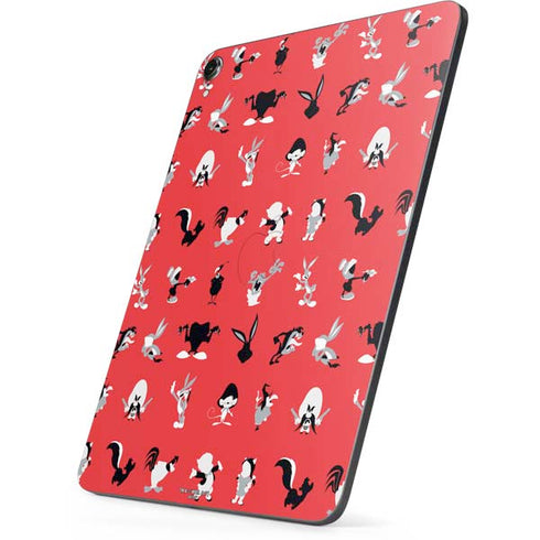 Looney Tunes Identity Red Pattern Apple iPad Pro Skin