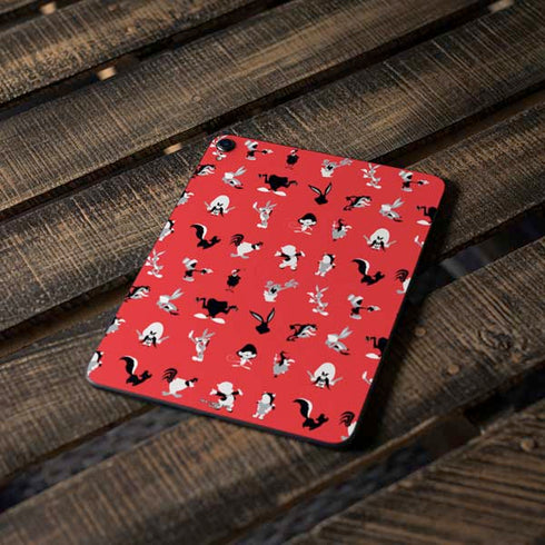 Looney Tunes Identity Red Pattern Apple iPad Pro Skin