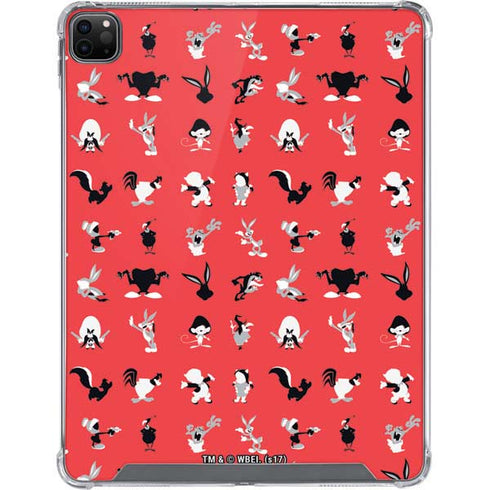 Looney Tunes Identity Red Pattern iPad Cases