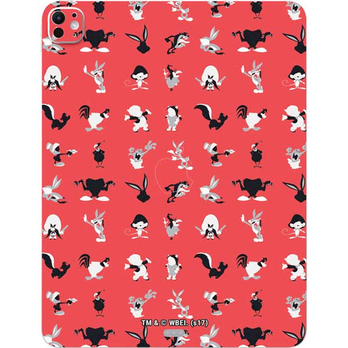 Looney Tunes Identity Red Pattern iPad Pro 13in M4 (2024) Skin