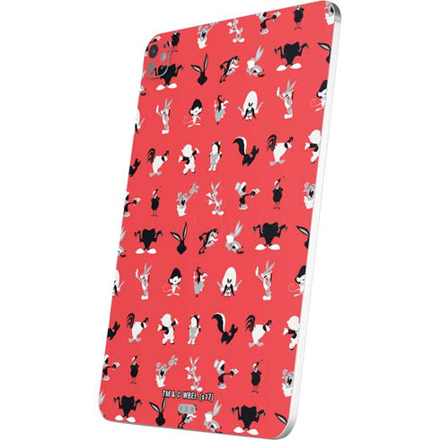 Looney Tunes Identity Red Pattern iPad Pro 13in M4 (2024) Skin