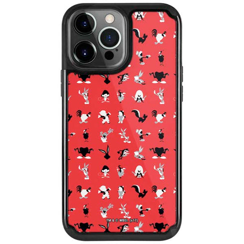 Looney Tunes Identity Red Pattern iPhone Cases