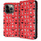 Looney Tunes Identity Red Pattern iPhone 13 Pro Folio Case