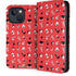 Looney Tunes Identity Red Pattern iPhone 14 Folio Case