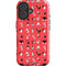 Looney Tunes Identity Red Pattern iPhone 16 Impact Case
