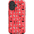 Looney Tunes Identity Red Pattern iPhone 16 Impact Case