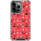 Looney Tunes Identity Red Pattern iPhone 16 Pro Clear Case