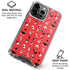 Looney Tunes Identity Red Pattern iPhone 16 Pro Clear Case