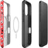 Looney Tunes Identity Red Pattern iPhone 16 Pro Magsafe Impact Case