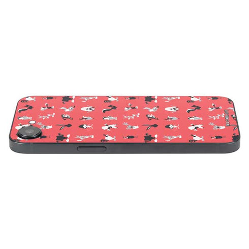 Looney Tunes Identity Red Pattern iPhone 16e Skin
