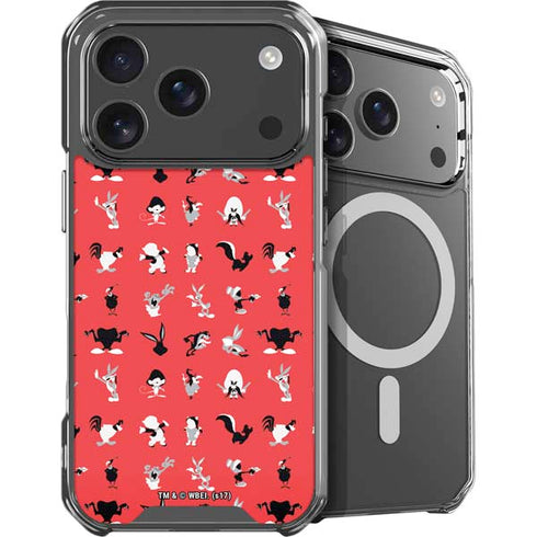 Looney Tunes Identity Red Pattern iPhone 18 Pro Max MagSafe Case