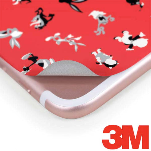 Looney Tunes Identity Red Pattern iPhone 8 Plus Skin