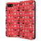 Looney Tunes Identity Red Pattern iPhone SE (2nd & 3rd Gen) Folio Case