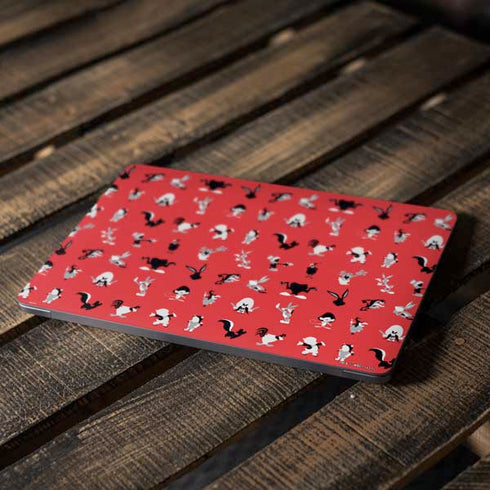 Looney Tunes Identity Red Pattern Apple MacBook Air Skin