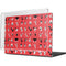 Looney Tunes Identity Red Pattern MacBook Pro 14in (2021-24) Case plus Skin