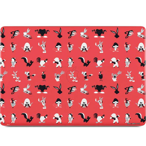 Looney Tunes Identity Red Pattern MacBook Skins