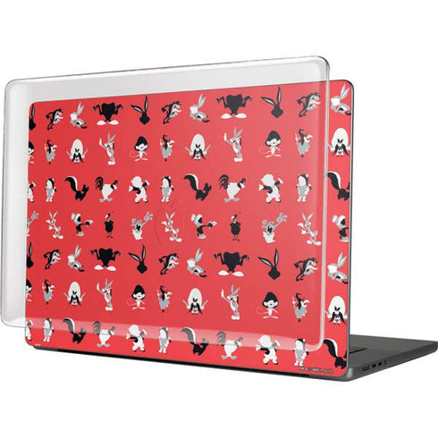 Looney Tunes Identity Red Pattern MacBook Cases