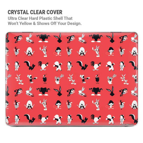 Looney Tunes Identity Red Pattern MacBook Cases
