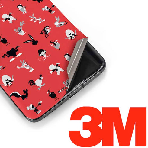 Looney Tunes Identity Red Pattern OnePlus 7 Pro Skin