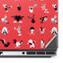 Looney Tunes Identity Red Pattern Dell Precision Skin