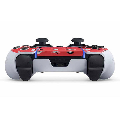 Looney Tunes Identity Red Pattern PS5 DualSense Edge Pro Controller Skin