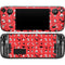 Looney Tunes Identity Red Pattern Steam Deck Handheld Gaming Computer OLED Skin