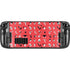 Looney Tunes Identity Red Pattern Steam Deck Handheld Gaming Computer Skin