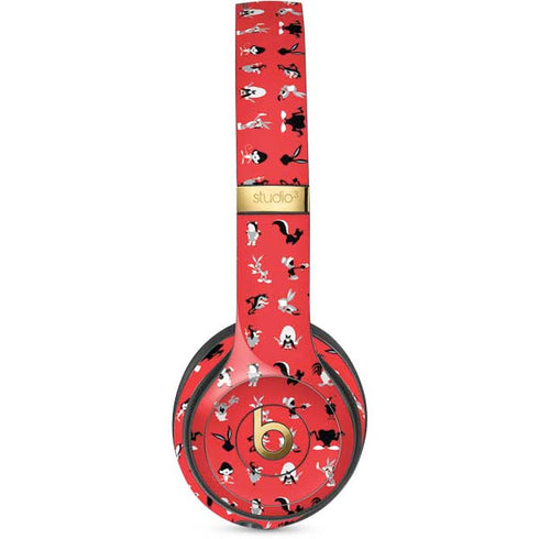 Looney Tunes Identity Red Pattern Studio Wireless 3 Skin