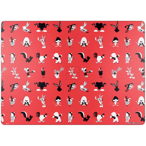 Looney Tunes Identity Red Pattern Surface Laptop 7 13.8in Skin