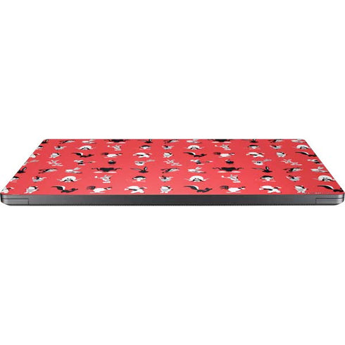 Looney Tunes Identity Red Pattern Surface Laptop 7 13.8in Skin