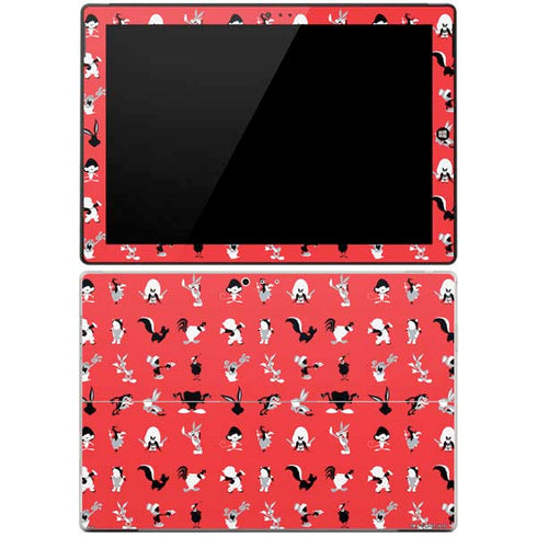 Looney Tunes Identity Red Pattern Surface Pro 3 Skin