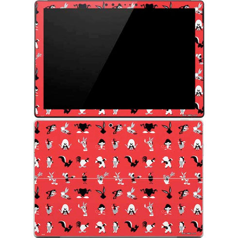 Looney Tunes Identity Red Pattern Surface Pro 4 Skin