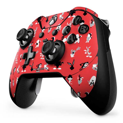 Looney Tunes Identity Red Pattern Xbox One Elite Controller Skin