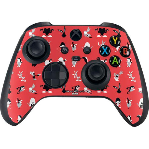 Looney Tunes Identity Red Pattern Xbox Series X Skins