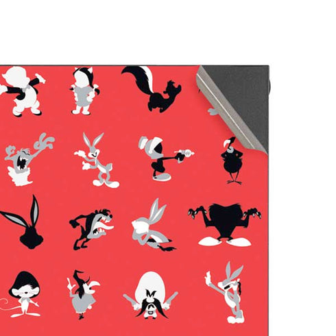 Looney Tunes Identity Red Pattern XBox Series X Digital Edition Console Skin