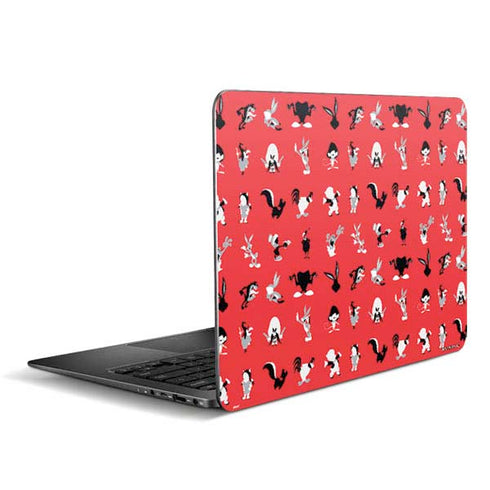 Looney Tunes Identity Red Pattern Zenbook UX305FA 13.3in Skin